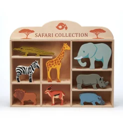 Safaritiere Aus Holz, 8 Teile