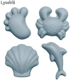 Sandformen Aus Silikon - Nordische Farben, 4 Stk.