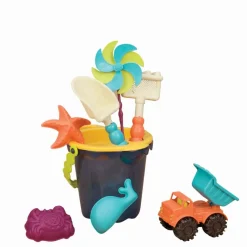 Sandspielzeug - Eimerset Mit 8 Teilen, Blau