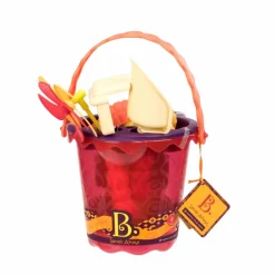 Sandspielzeug - Eimerset Mit 8 Teilen, Rot