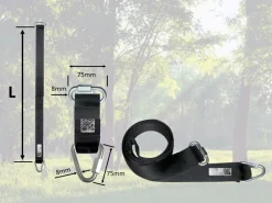 Schaukel Baumaufhangung - Einfach, 50 Cm