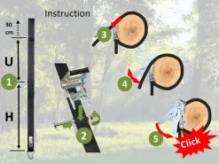 Schaukelbefestigung Baumratsche, 200 Cm