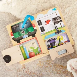 Schlossbrett Mit 4 Riesenschlossern