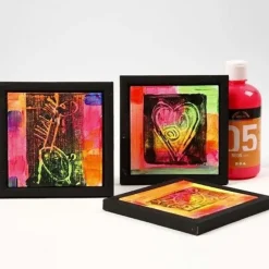 Schweberahmen Mit Leinwand - 30 X 30 Cm, 1 Stk.