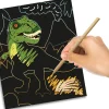 Scratch Art Kratzkunst - Glow In The Dark Dinosaur