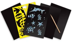 Scratch Art Kratzkunst - Meeresleben