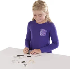 Scratch Art Kratzkunst - Schlusselringe, 6 Stk.