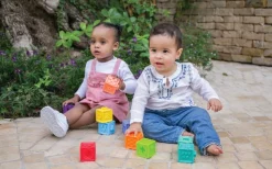 Sensorik-Klotze Mit Textur - 10 Stk.