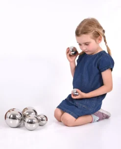 Sensorikkugeln Aus Stahl -Mit Klang, 7 Stk.