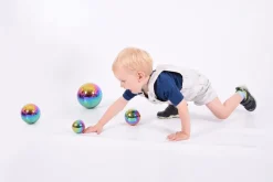 Sensorikkugeln Aus Stahl - Regenbogen, 4 Stk.