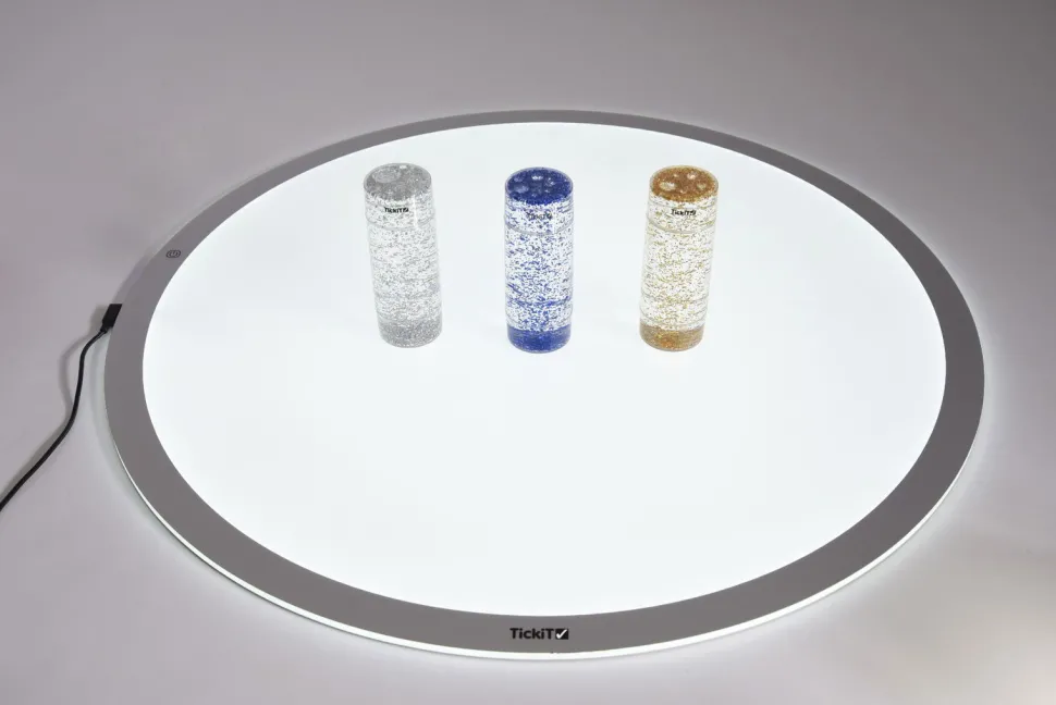 Sensorikrohre - Glitzersturm, 3 Stk.