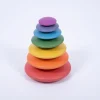 Sensoriksteine Aus Holz - Regenbogen, 7 Stk.