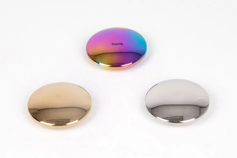 Sensoriksteine Aus Stahl - Mit Klang, 3 Stk.