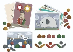 Sensoriksteine Spielset Mit Karten- Bio, 36 Stk.