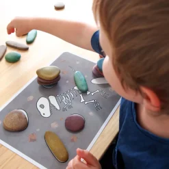 Sensoriksteine Spielset Mit Karten- Bio, 36 Stk.