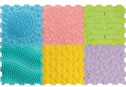 Sensorische Puzzlematten, 6-Teilig