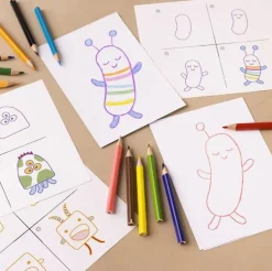 Set - Zeichne Niedliche Monster