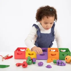 Sortier Die Kisten Nach Farben - Gemuse Und Obst