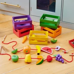 Sortier Die Kisten Nach Farben - Gemuse Und Obst