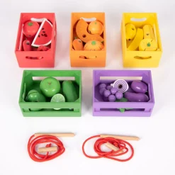 Sortier Die Kisten Nach Farben - Gemuse Und Obst