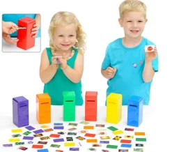 Sortier Farben In Briefkasten - Lernspiel