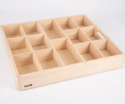 Sortierkasten Aus Holz, 14 Facher