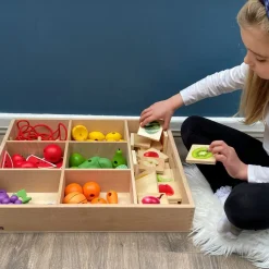 Sortierkasten Aus Holz, 7 Facher