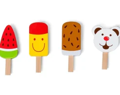 Spielessen - Eis Am Stiel, Aus Holz, 4 Stk.