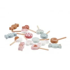 Spielessen - Susigkeiten Aus Holz, Mit Beutel