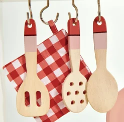 Spielkuche Aus Holz M. Mikrowelle, Inkl. Zubehör