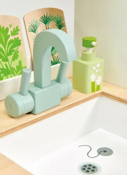 Spielkuche Aus Holz M. Mikrowelle, Inkl. Zubehör