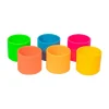 Stapelbecher Aus Silikon - Neonfarben, 6 Stk.