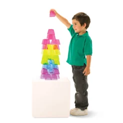 Stapelklotze - Transparent, 50 Stk.