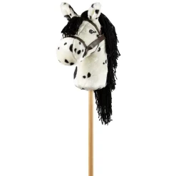 Steckenpferd - Weis Mit Schwarzen Punkten