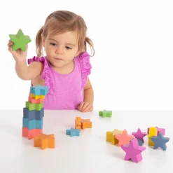 Sterne Aus Holz, Regenbogen, 21 Stk