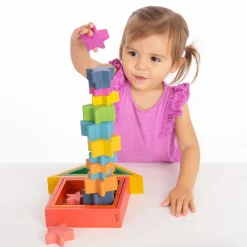 Sterne Aus Holz, Regenbogen, 21 Stk