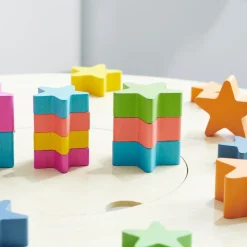 Sterne Aus Holz, Regenbogen, 21 Stk