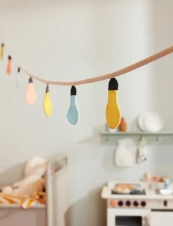 Stoffgirlande - Lichterkette 3,5M