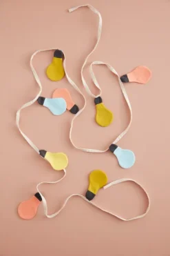 Stoffgirlande - Lichterkette 3,5M