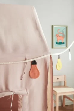 Stoffgirlande - Lichterkette 3,5M