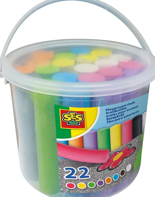 Strasenkreiden - Eimer Mit 22 Kreiden