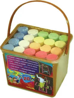 Strasenmalkreide Im Eimer - 20 Stk.