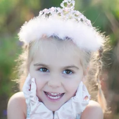 Tiara, Pink & Silber