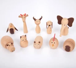 Tierfreunde - Holzfiguren, 10 Stk.