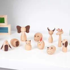 Tierfreunde - Holzfiguren, 10 Stk.