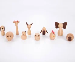 Tierfreunde - Holzfiguren, 10 Stk.