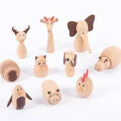 Tierfreunde - Holzfiguren, 10 Stk.