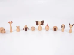 Tierfreunde - Holzfiguren, 10 Stk.
