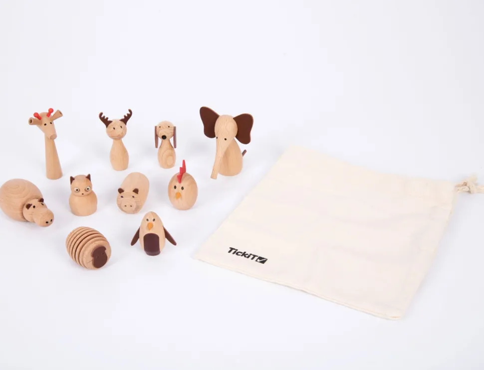 Tierfreunde - Holzfiguren, 10 Stk.