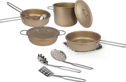 Topfset - Kupferemailliert, 11 Teile